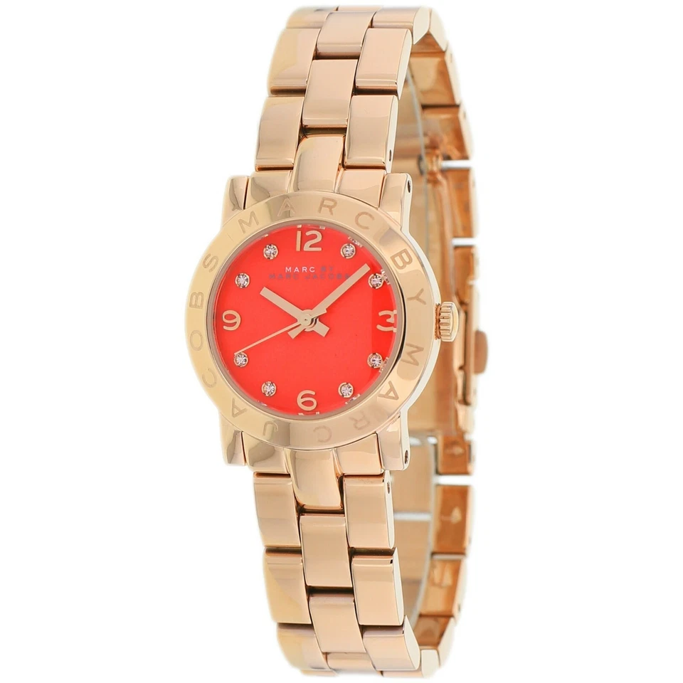 Marc Jacobs Women's Amy Watch Quartz Mineral Crystal MBM3305