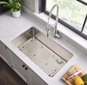 Elkay CTXBG2814 Bottom Grid Stainless Steel 14.25"x 28.25"x 1.25" Sink Protector - Picture 1 of 5