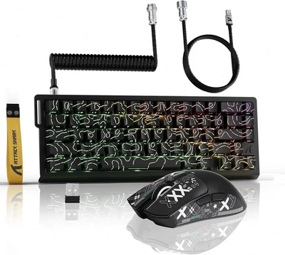 Wireless X68PRO HE RGB Gaming Keyboard and X11 Mouse Set Magnetic Switch 22K DPI - Image 1 of 4