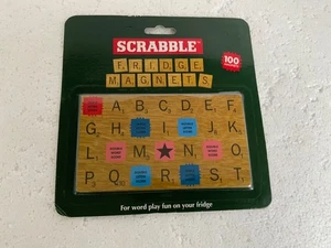 Official 2015 Scrabble Fridge Magnets 100 Tiles - NEW & SEALED - Picture 1 of 3