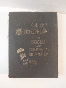 Collier's Cyclopedia of Social and Commercial Information 1882 Nugent Robinson - Imagen 1 de 12