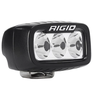 Rigid 912313 SR-M Series PRO Driving White Rectangle LED Single Light Kit Black - Picture 1 of 9