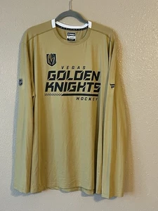 Men’s 2XL NWOT Vegas Golden Knights Fanatics Authentic Pro Long Sleeve Shirt - Picture 1 of 9