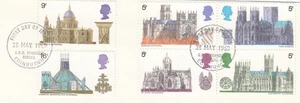 Cathedrals GB Used Liverpool 1969 ON PIECE (150807) - Picture 1 of 1