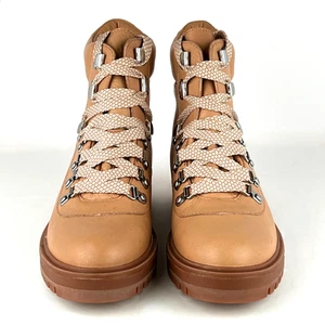 J Crew Women Brown Caramel Soft Light Weight Leather Nordic Boots Sz 7 NWOB $198 - Picture 1 of 11