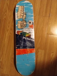 DOOM SAYERS  LONG BEACH QUEEN MARY SKATE PARK SKATEBOARD DECK 7.5" - Picture 1 of 4