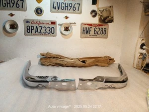 BMW E12 5 series Front Bumper Extensions Ends Set Vorder Stoßstange Genuine NOS - Picture 1 of 17