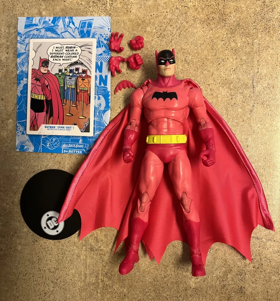 McFarlane DC Multiverse PINK BATMAN Detective Comics 241 Suelto  Foto 1 de 1