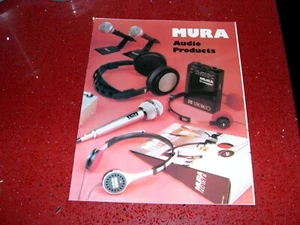 FOLLETO DE PRODUCTOS DE AUDIO MURA CON INSERCIÓN DE UNA SOLA PÁGINA (8 PÁGINAS) - Imagen 1 de 1