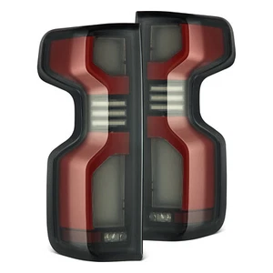 For 20-24 Chevy Silverado Sequential LED Tail Lights Lamps Black Red Luxx - Picture 1 of 17