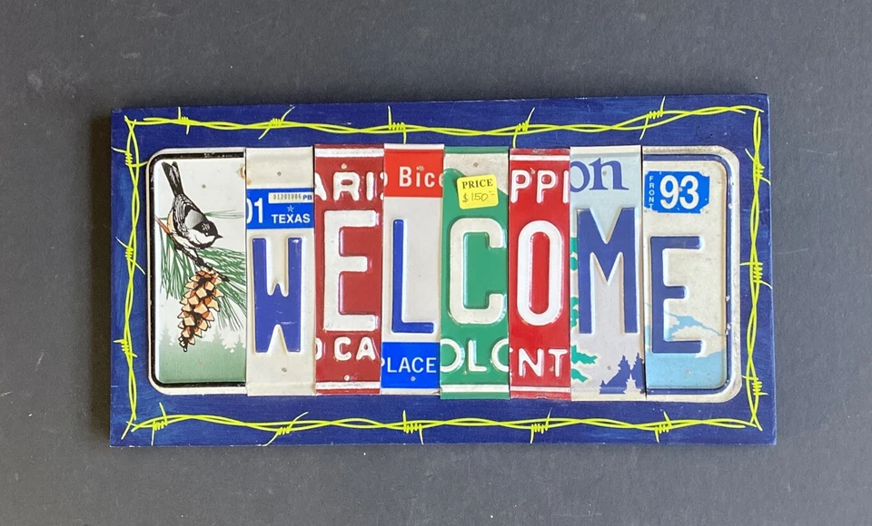 WELCOME BEUGLER CUSTOM LICENSE PLATE SIGN ART GARAGE Holiday Gift - Image 1 of 4