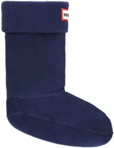 Hunter Kids 248667 Fold Over Original Boot Socks Navy Size M - Picture 1 of 2