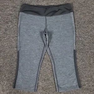New Balance Leggings Womens XL Gray Cropped Athletic Gym Yoga Running Workout - Picture 1 of 11