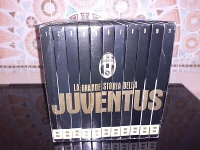 BOX 11 DVD LA GRANDE STORIA DELLA JUVENTUS GAZZETTA DELLO SPORT RAI TRADE - Immagine 1 di 4