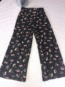 Derek Heart Palazzo Pants Womens Size Small Floral NEW - Picture 1 of 8