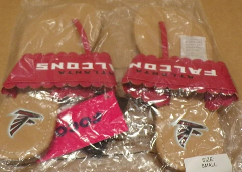Womens FOCO Red Atlanta Falcons Sandals Size Small 5/6 New Cover