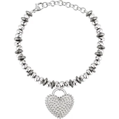 Bracciale Donna Sector Bohemienne SASX01 Acciaio + Charm Cuore - Immagine 1 di 3
