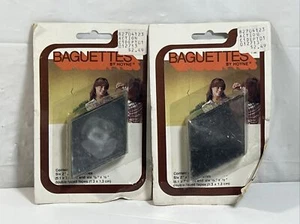 Baguettes By Hoyne Silver Six 2” x 3” And Six 1/2” x 1/2” DF Tapes Lot Of 2 - Picture 1 of 10