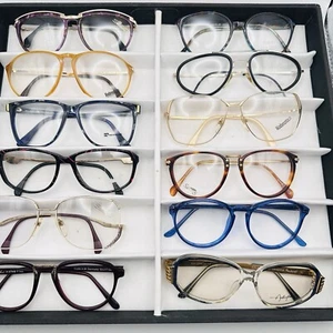 12 X Lot Collection Package Glasses True Vintage 70S 80S Women NOS - Picture 1 of 10