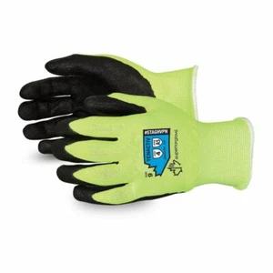 Superior Glove® TenActiv™ Hi-Viz Micropore Gloves c/w Reinforced Thumbs size 6 - Picture 1 of 1