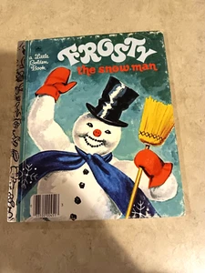 Vintage Little Golden Book Frosty The Snowman 1950 Children’s Collector Holiday - Picture 1 of 10