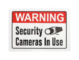 Everbilt 10 In. X 14 In. Security Cameras in Use Sign