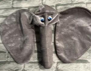 Elephant Hat  Plush Grey  Costume Accessory  Child Size halloween dress up - Picture 1 of 11