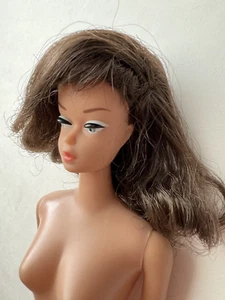 Vintage Barbie LONG Brunette Hair WIG ONLY 1960s for Fashion Queen, Miss Barbie, - Picture 1 of 10