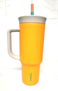 Owala 40oz Stainless Steel Tumbler with Handle - Tropical Orange - Picture 1 of 7