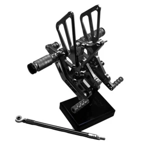 CNC Motorcycle Rearset Foot Pegs Rear set Fits Kawasaki Ninja ZX6R/636 2003-2004 - Picture 1 of 1