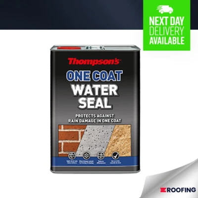 Thompson's 1 Coat Water Seal Waterproof Brick Rain Damage Protection 1L-2.5L-5L - Image 1 of 4