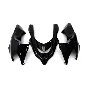 Gloss Black ABS Front Upper Cowl Nose Fairing for Kawasaki Ninja ZX10R 2004 2005 - Picture 1 of 1