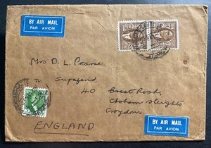 1933 Bagdad Iraq Airmail Cover To Croydon England - Picture 1 of 4