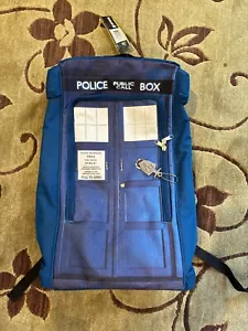Dr. Who Tardis Transport Police Call Box Large Backpack 2012 - New! Free Ship! - Picture 1 of 8
