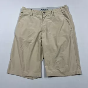 Adidas Golf Brown Stretch Lightweight Chino Casual Shorts Mens W32" - Picture 1 of 11