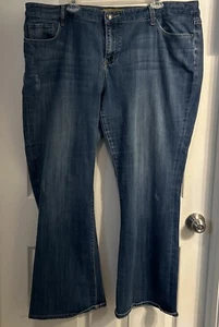 Seven 7 Luxe Damen Jeans blau stretchig bestickt Größe 24 - Bild 1 von 8