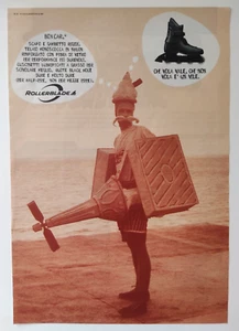 Pubblicita' Advertising Werbung Clipping Rollerblade Skate Sport Black 1996(R2) - Picture 1 of 1