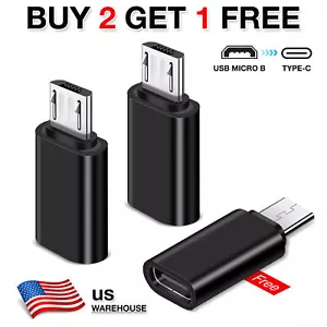 Type-C USB 3.1 Female To Micro USB Male Adapter Connector for Charging Converter - Picture 1 of 12