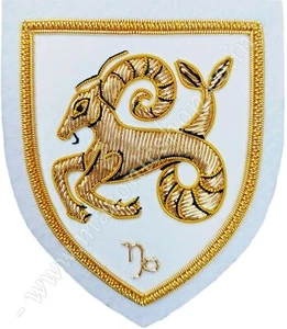 PARCHE LINGOTES DORADOS SIGNO ZODIACAL BORDADO A MANO - ARIES - Imagen 1 de 1