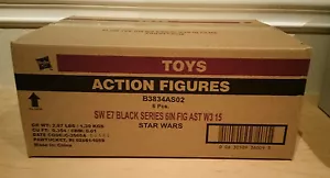 "Juego de 6 higos Hasbro Star Wars Black Series 6" Episodio 7 VII" Estuche Sellado. Wave 3 - Imagen 1 de 2