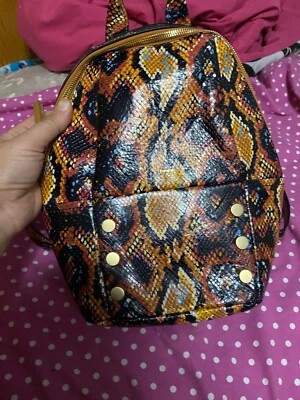 Hammitt Hunter 2 средний ботанический змея кожаный рюкзак Дамская сумка с Ярлыками потрясающий B - Изображение 1 из 2
