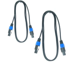 2 x 2 m Paccs Lautsprecherkabel 2 x 1,5 mm² ADAM HALL Speakerkabel Speaker Kabel - Picture 1 of 7