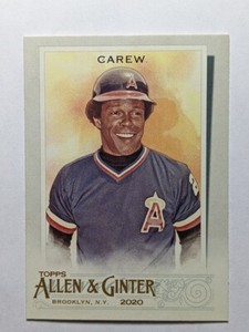 2020 Topps Allen & Ginter ROD CAREW #10