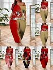 49ers San Francisco maxi robe ample à manches courtes pour femme