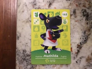 MATHILDA 162 Animal Crossing Amiibo Authentic Nintendo Mint Card From Series 2 - Picture 1 of 1