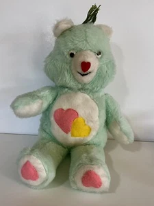 Unikat Vintage selbstgemachter handgenähter Bär Plüschtier Stofftier Spielzeug Herzen - Bild 1 von 8