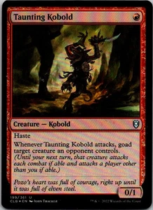 Lámina Taunting Kobold U Commander Legends: Battle for Baldur's Gate 199 casi nueva - Imagen 1 de 2