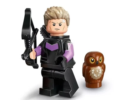 Lego CMF 71039 Marvel Collectible Minifigures Series 2 - No. 6 Hawkeye with Owl - image 1 of 4