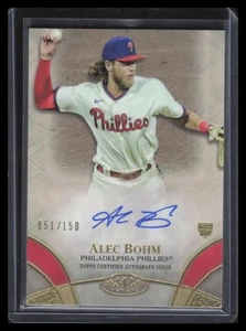2021 Topps Tier One Break Out Autographs BOAAB Alec Bohm Rookie Auto 51/150 - Picture 1 of 2