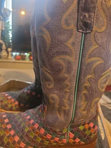 Impresionantes botas Macie Bean Queen punta cuadrada talla 10 - Imagen 1 de 6